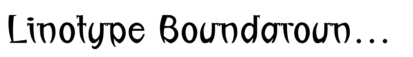 Linotype Boundaround Regular